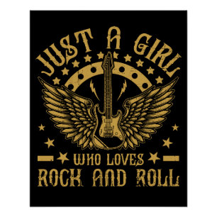 Bright Music Rock and Roll Poster