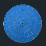 Bright navy blue  (solid colour)  dartboard<br><div class="desc">Bright navy blue  (solid colour)</div>