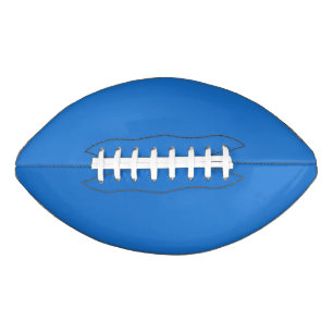 Bright navy blue  (solid colour)  football