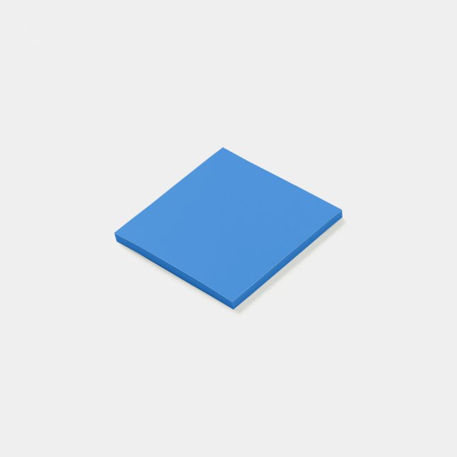 Bright navy blue  (solid colour)  post-it notes (Angled)