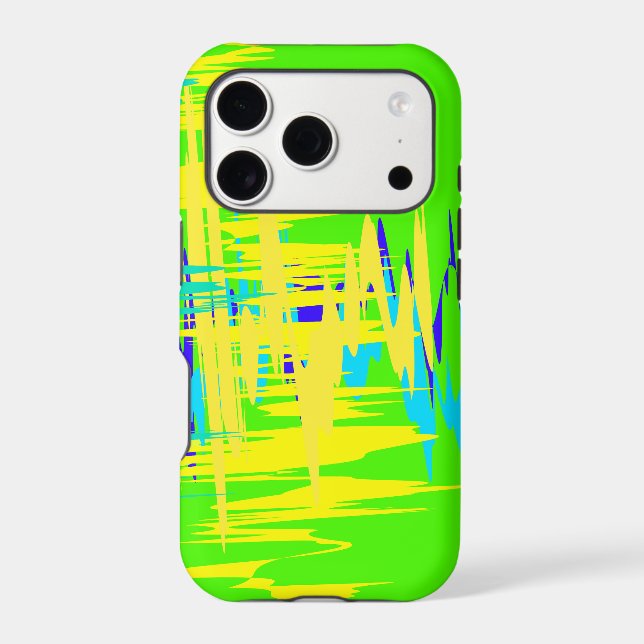 Bright Neon Coloured Pattern Design (Back)