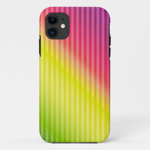Bright neon fluorescent gradient rainbow ombre col Case-Mate iPhone case