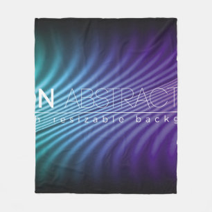 Bright neon lines background with 80s style1980, 8 fleece blanket