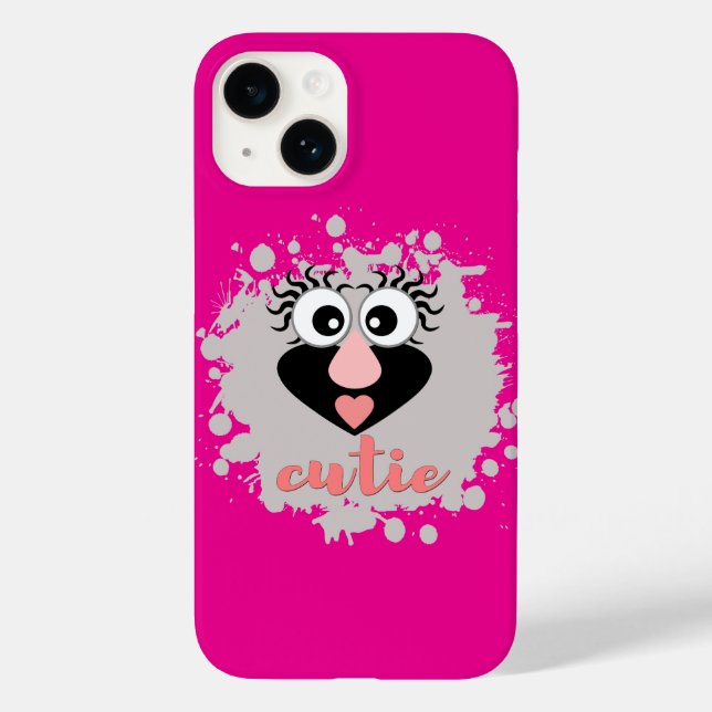 Bright neon with the image of a gnome Case-Mate iPhone case (Back)
