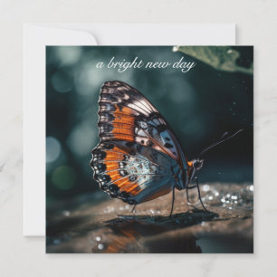 Bright New Day Butterfly Custom Postcard
