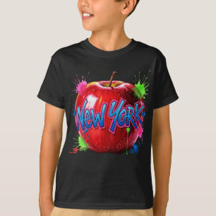  Bright New York, Big Apple, by Natasha Us   T-Shirt