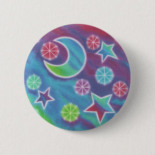 Bright Night button round