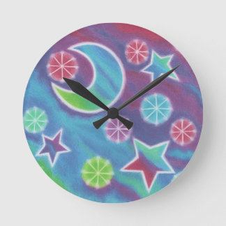 Bright Night clock round