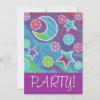 Bright Night party invitation
