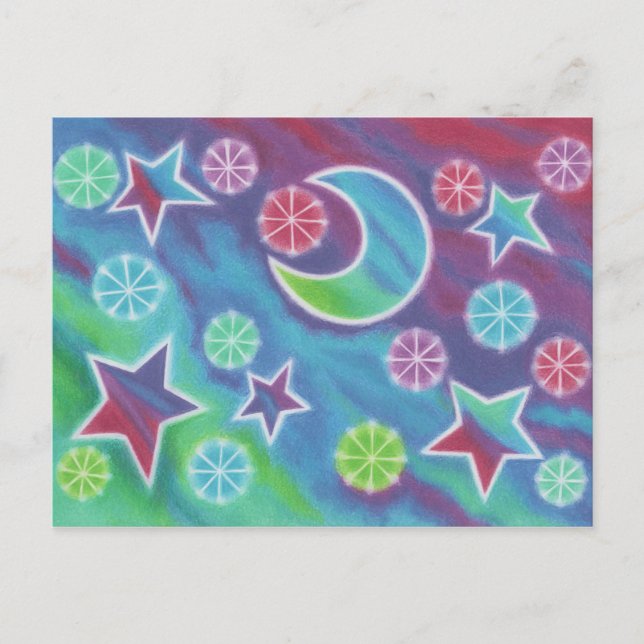 Bright Night postcard (Front)