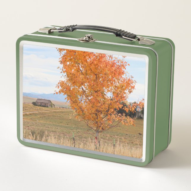 Bright October  Metal Lunch Box (Front)