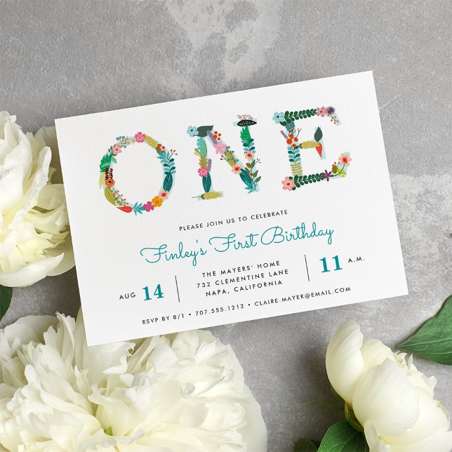 Bright One | First Birthday Party Invitation (Creator Uploaded)
