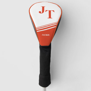 Bright Orange Custom Golf Head Cover