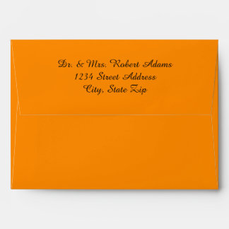 Bright Orange - Envelope