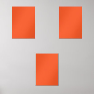 Bright Orange Minimalist Solid Background
