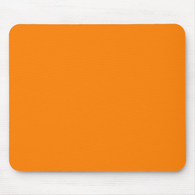 Bright Orange Mouse Pad (Front)