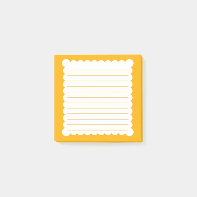 Bright Orange Post-it® Notes (Front)