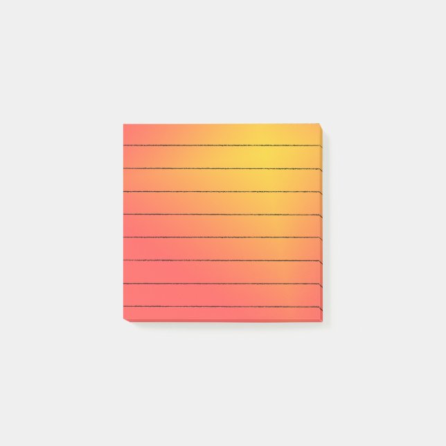 Bright Orange Post-it Notes (Front)