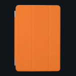 Bright Orange  Solid Colour iPad Mini Cover<br><div class="desc">Bright orange solid colour background. Coordinate your colours. Pretty shade of orange.</div>