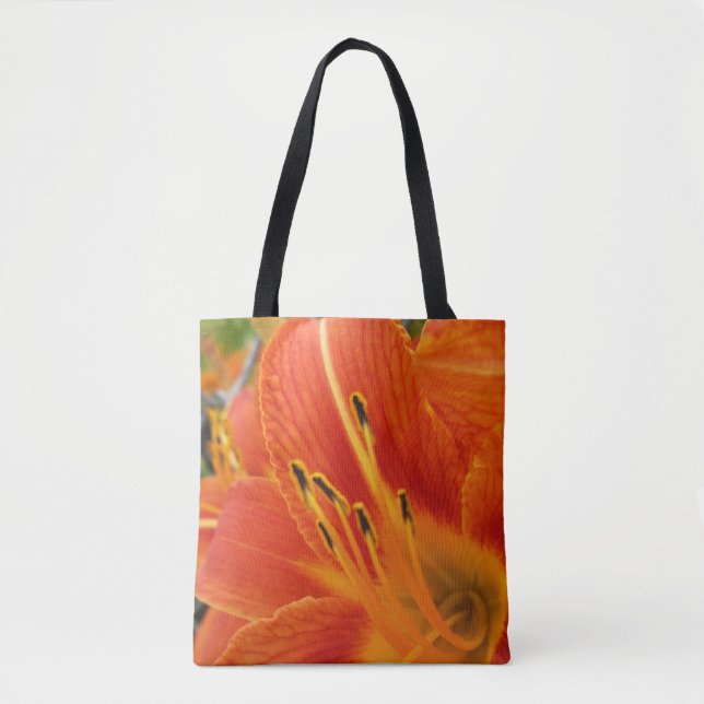 bright orange tote bag (Front)