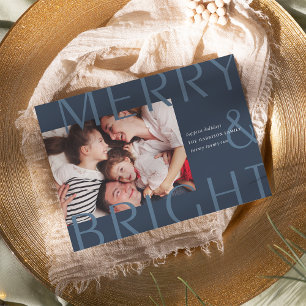 Bright Overlay   Modern Holiday Photo Card