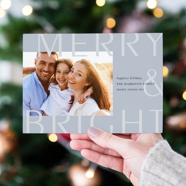Bright Overlay | Modern Holiday Photo Card (Creator Uploaded)