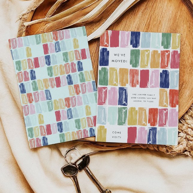 Bright Painted Jewels Moving Announcement (Bright Painted Jewels Moving Announcement)