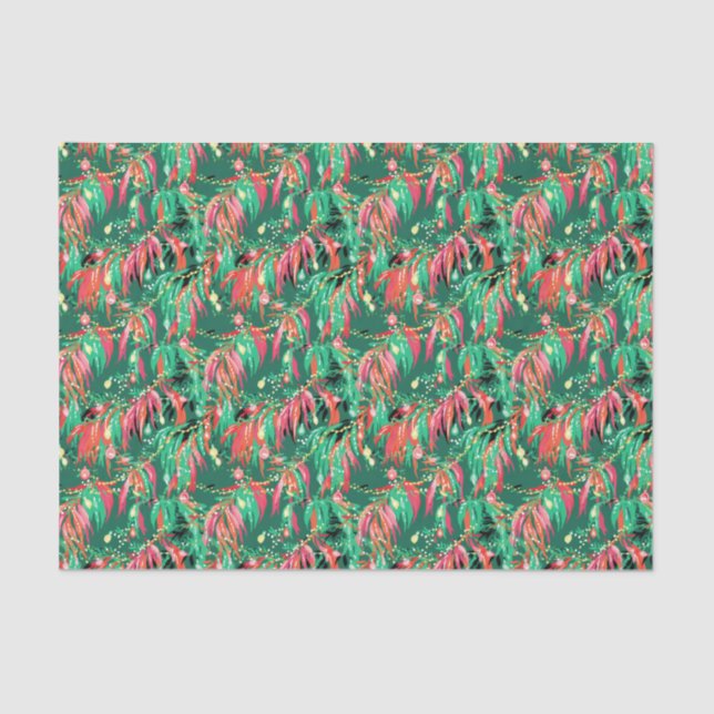 Bright Palm Beach Christmas Chilli Peppers Tissue Paper (Front)