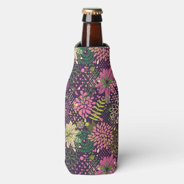 Bright pattern bottle cooler (Bottle Front)