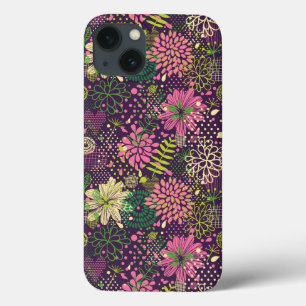 Bright pattern iPhone 13 case