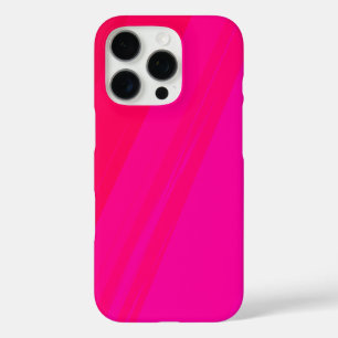 Bright Pattern Design in Red and Hot Pink iPhone 16 Pro Case
