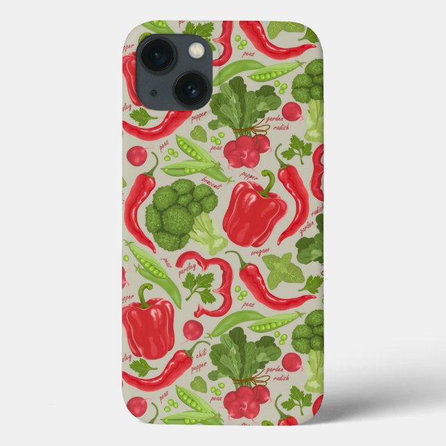 Bright pattern from fresh vegetables Case-Mate iPhone case (Back)
