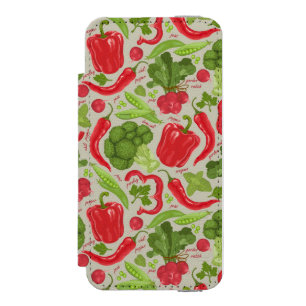 Bright pattern from fresh vegetables incipio watson™ iPhone 5 wallet case