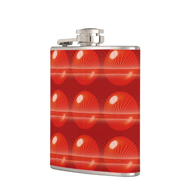 Bright Pattern  Hip Flask (Left)