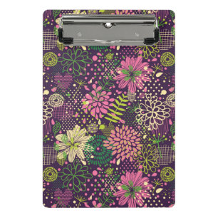 Bright pattern mini clipboard