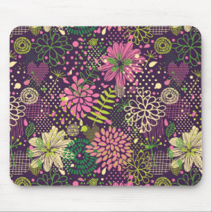 Bright pattern mouse pad