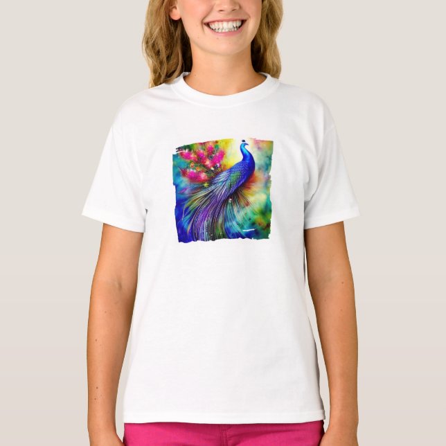 Bright peacock  T-Shirt (Front)
