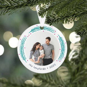 Bright Pines Photo Ornament
