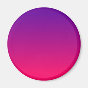 Bright Pink and Purple Ombre Magnet