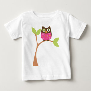 Bright Pink Baby Owl T-Shirt