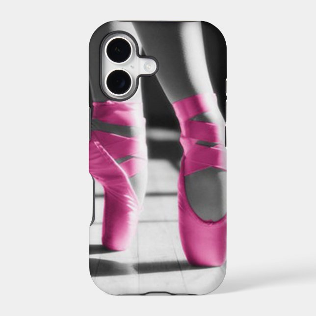 Bright Pink Ballet Shoes (Back)