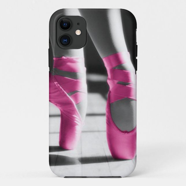 Bright Pink Ballet Shoes Case-Mate iPhone Case (Back)