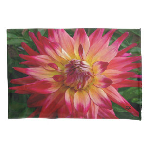 Bright Pink Dahlia pillowcase