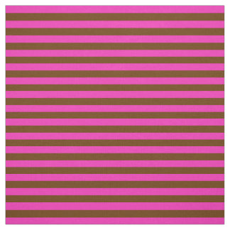 Bright pink, dark gold stipe, stripes fabric