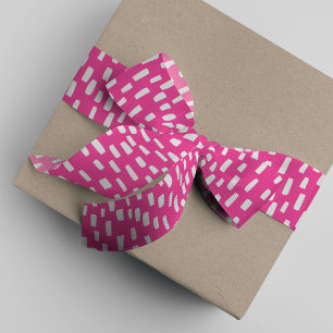 Bright Pink Dashing Grosgrain Ribbon