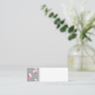 Bright Pink Easter Eggs Delicate Girly Spring Mini Business Card