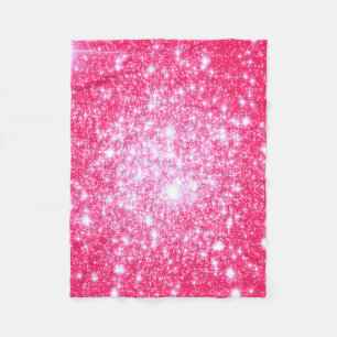 Bright Pink Fleece Blanket