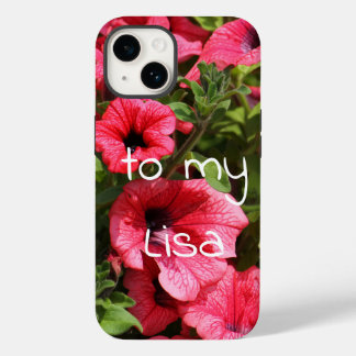 Bright pink flowers Case-Mate iPhone 14 case