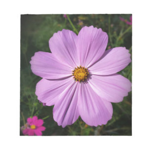 bright pink flowers notepad