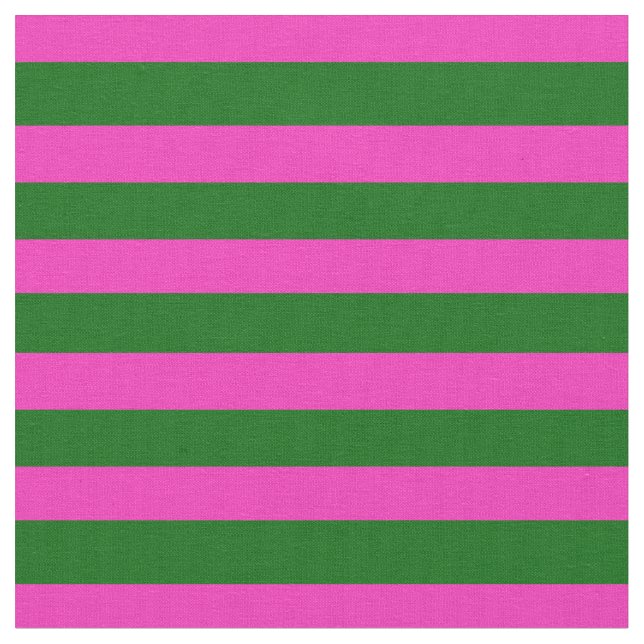 Bright pink, Island green stipe, stripes Fabric (Close Up)